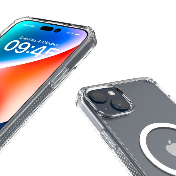 Hama iPhone 15 Plus Cover Extreme Protect MagLine Transparent