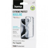 Hama iPhone 16 Pro Max Cover Extreme Protect MagLine Transparent