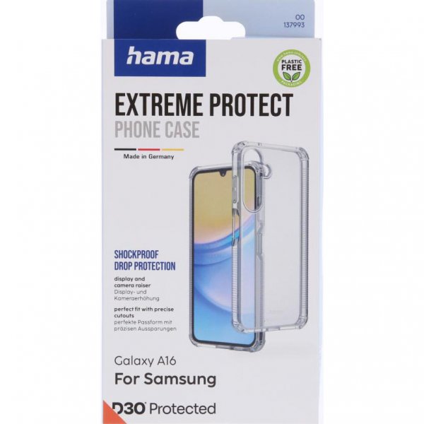 Hama Samsung Galaxy A16 Cover Extreme Protect Transparent