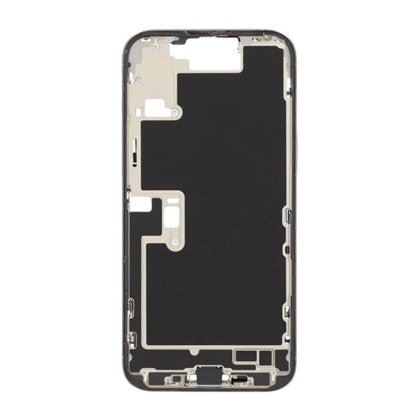 Midterramme med smådele til iPhone 16 Pro Max - Hvid Titanium OEM