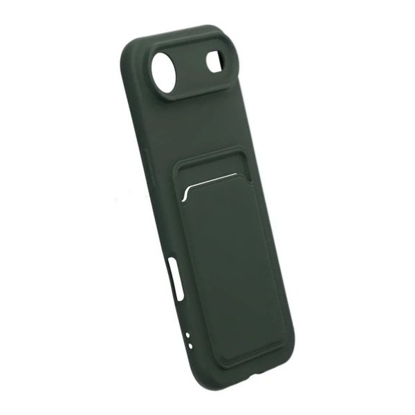 iPhone Air Cover med kortholder Grøn