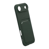 iPhone Air Cover med kortholder Grøn