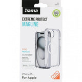 Hama iPhone 15 Cover Extreme Protect MagLine Transparent