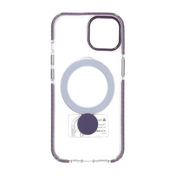 iPhone 13/iPhone 14 Cover Ringstativ MagSafe Lilla