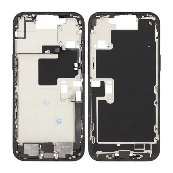 Mellemramme med smådele til iPhone 16 Pro Max - Sort Titanium OEM