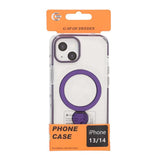 iPhone 13/iPhone 14 Cover Ringstativ MagSafe Lilla