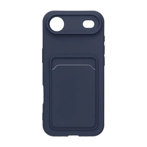 iPhone Air Cover Kortholder Blå