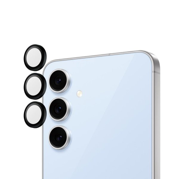 PanzerGlass Samsung Galaxy S24 FE Kamerabeskyttelse Hoops Sort