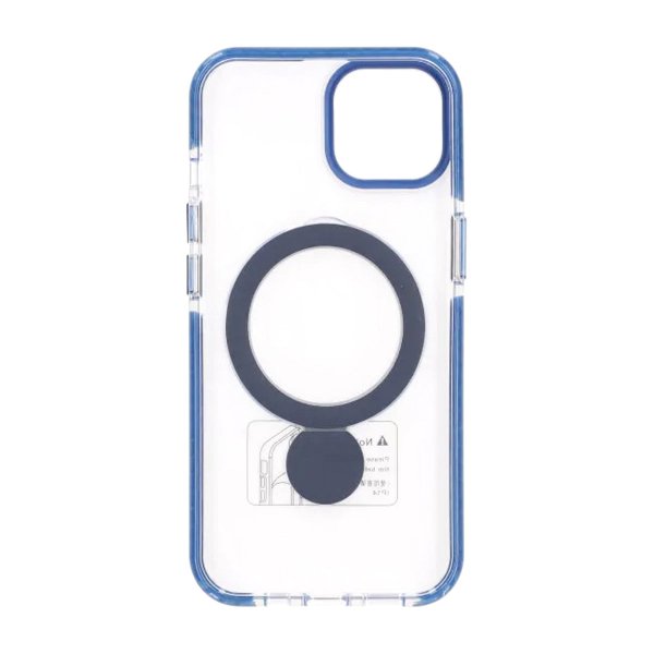 iPhone 13/iPhone 14 Cover Ringstander MagSafe Blå