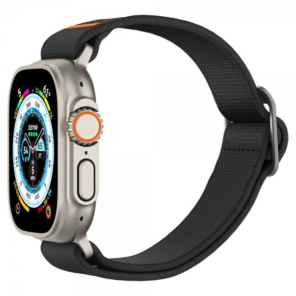 Spigen Apple Watch 44/45/46mm/Ultra 49mm Rem Lite Fit Ultra Sort