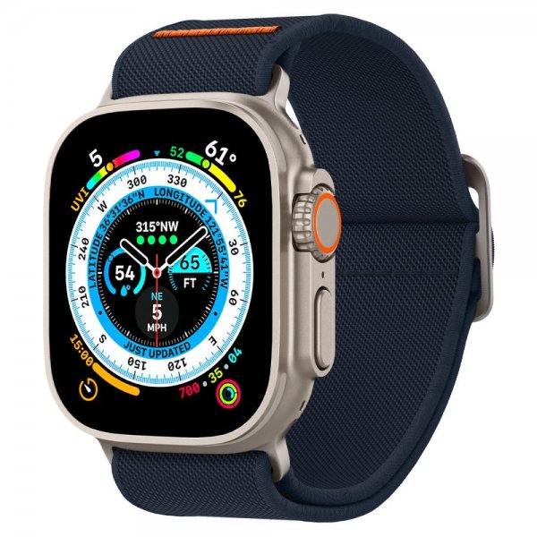 Spigen Apple Watch 44/45/46mm/Ultra 49mm Armbånd Lite Fit Ultra Navy