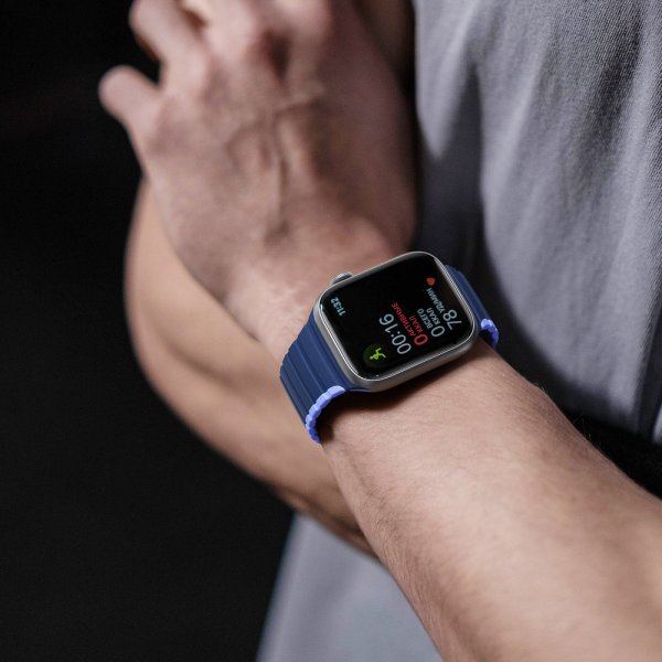 Dux Ducis Apple Watch 38/40/41/42 mm Rem LD-serien Blå Lilla
