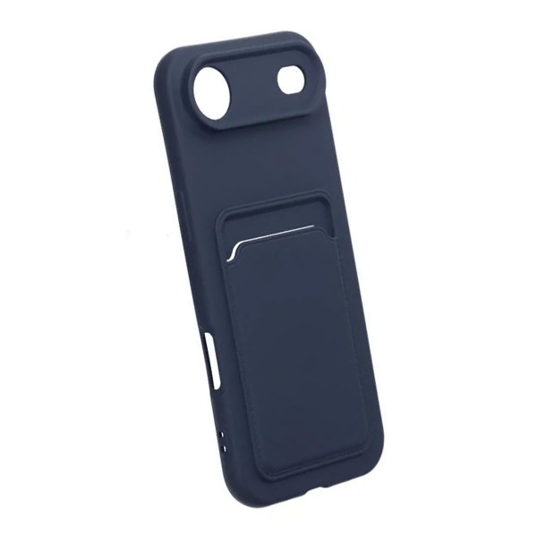 iPhone Air Cover Kortholder Blå
