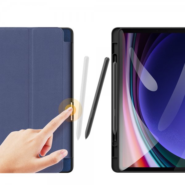 Dux Ducis Samsung Galaxy Tab S9 FE/S10 FE/S10 Lite Cover DOMO Series Blå
