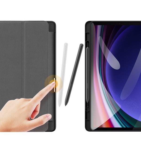 Dux Ducis Samsung Galaxy Tab S9 FE/S10 FE/S10 Lite Etui DOMO Series Sort