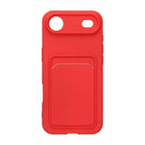 iPhone Air Cover Kreditkortholder Rød