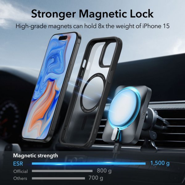 ESR iPhone 15 Cover Classic Hybrid HaloLock Sort
