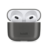 holdit AirPods 3 Cover Gennemsigtig Sort