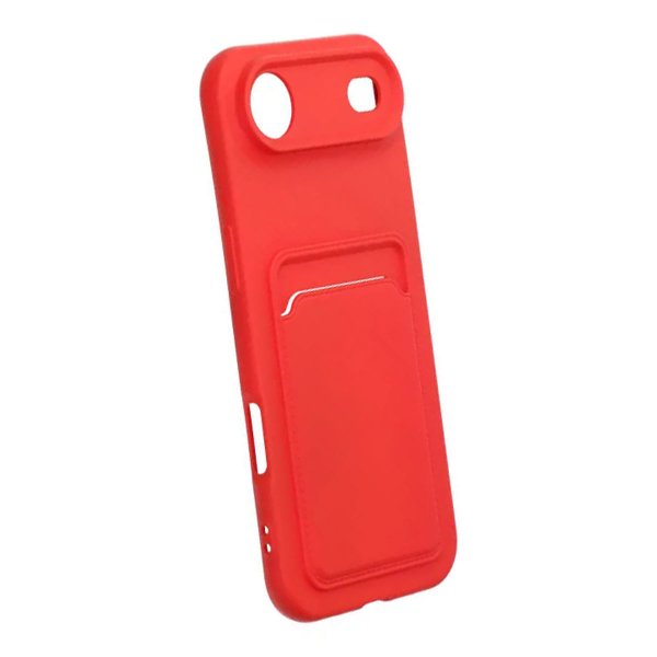 iPhone Air Cover Kreditkortholder Rød