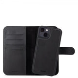 holdit iPhone 13/iPhone 14 Cover Wallet Case Magnet Plus Black