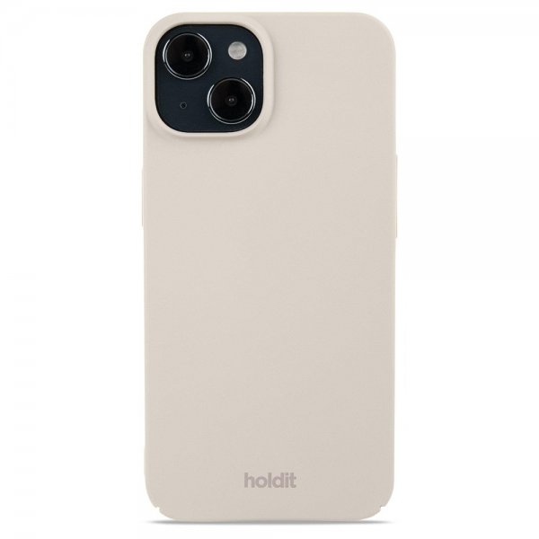 holdit iPhone 15 Cover Slim Case Light Beige