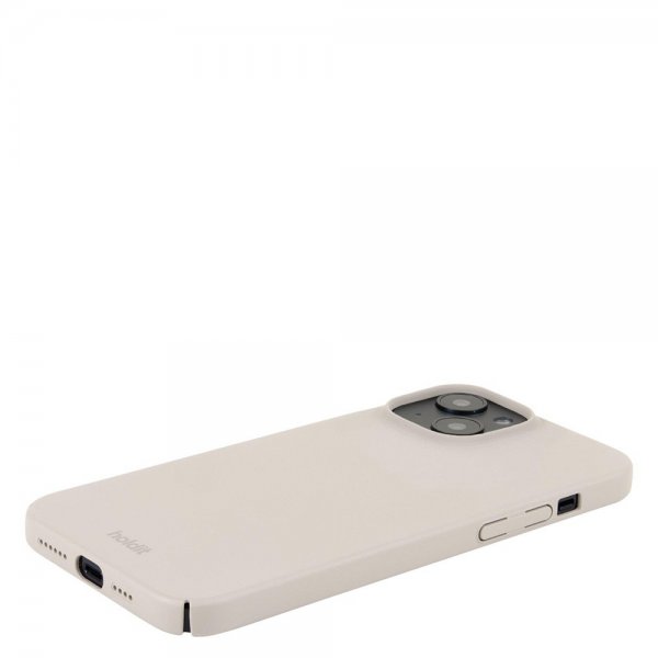 Holdit iPhone 15 Plus Cover Slim Case Light Beige