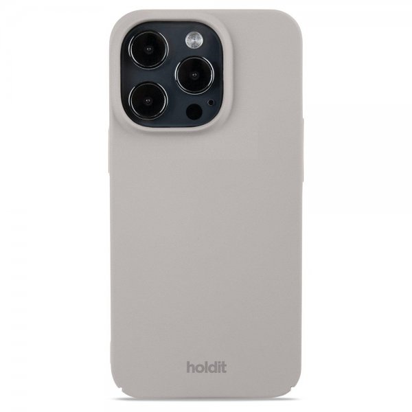 Holdit iPhone 15 Pro Cover Slim Case Taupe