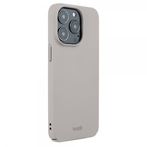 Holdit iPhone 15 Pro Cover Slim Case Taupe