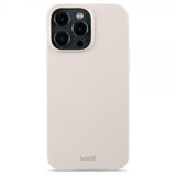 Holdit iPhone 15 Pro Max Cover Slim Case Light Beige