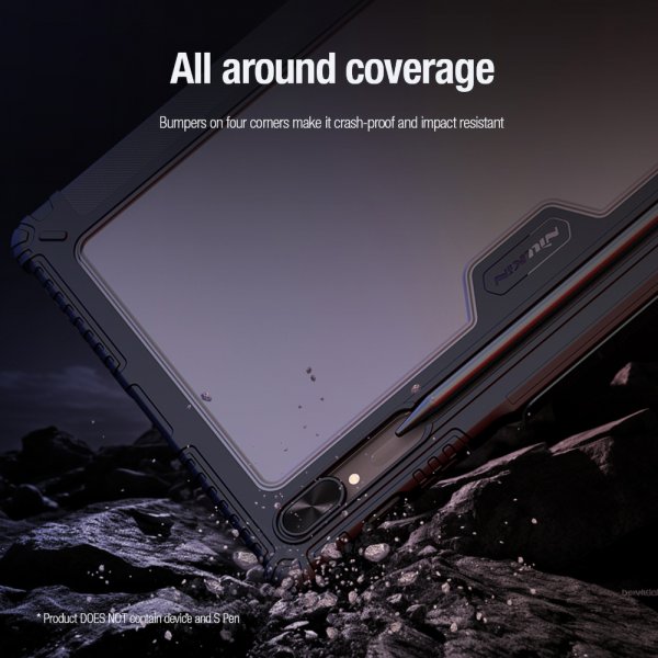 Nillkin Samsung Galaxy Tab S9 Plus/S10 Plus Cover Bumper Leather Case Pro Sort