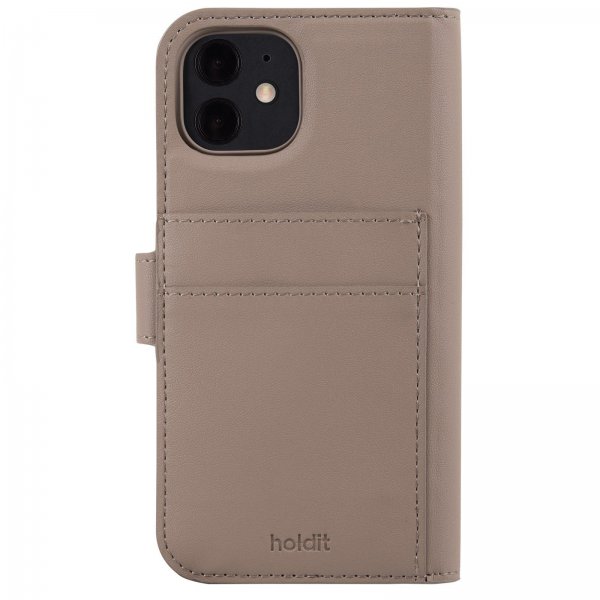 holdit iPhone 11 Etui Wallet Case Magnet Plus Mocha Brown