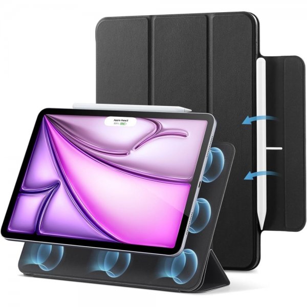 ESR iPad Air 13 (M2/M3/M4)/iPad Pro 12.9 (gen 4/5/6) Etui Rebound Magnetic Sort