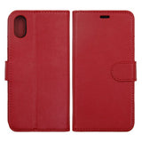iPhone X/iPhone Xs Etui med aftageligt Cover Rød