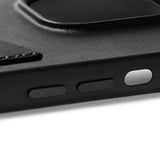 Mujjo iPhone 15 Plus Cover Fuld Læderpung Sort