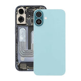 iPhone 16 Plus Bagsideglas med Magnet og Kameralinse - Grøn
