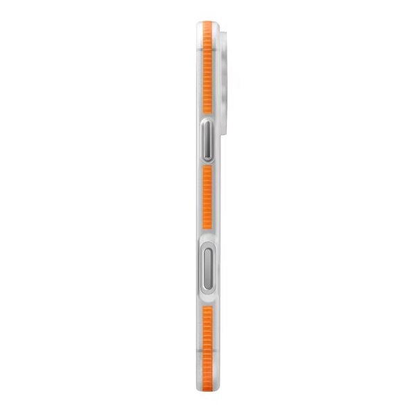 Rvelon iPhone 17 Pro Max Cover Bølgepap MagSafe Orange
