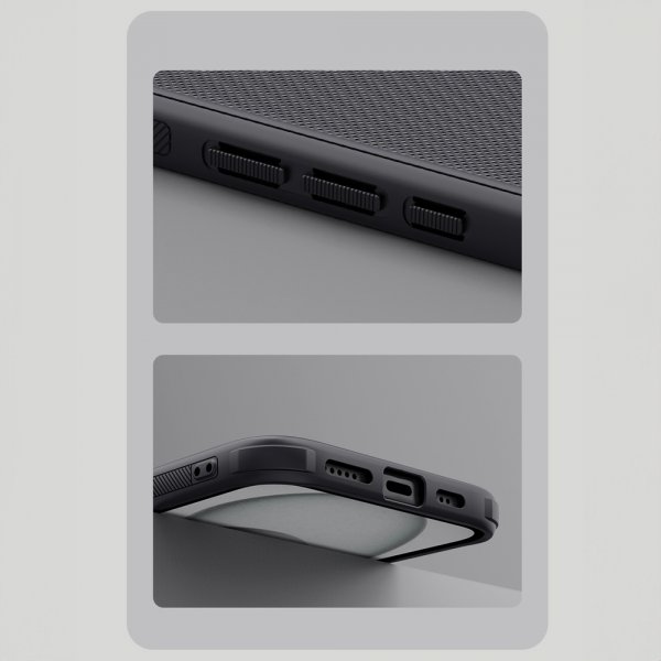Nillkin iPhone 16 Cover Super Frosted Shield Pro Sort