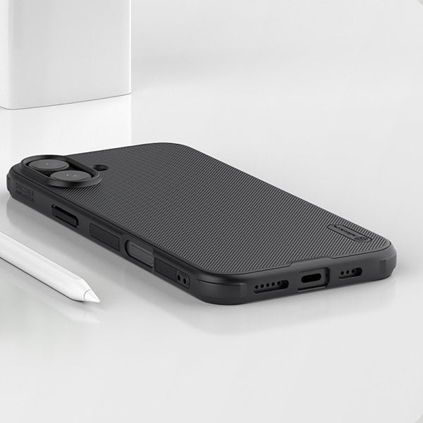 Nillkin iPhone 16 Cover Super Frosted Shield Pro Sort