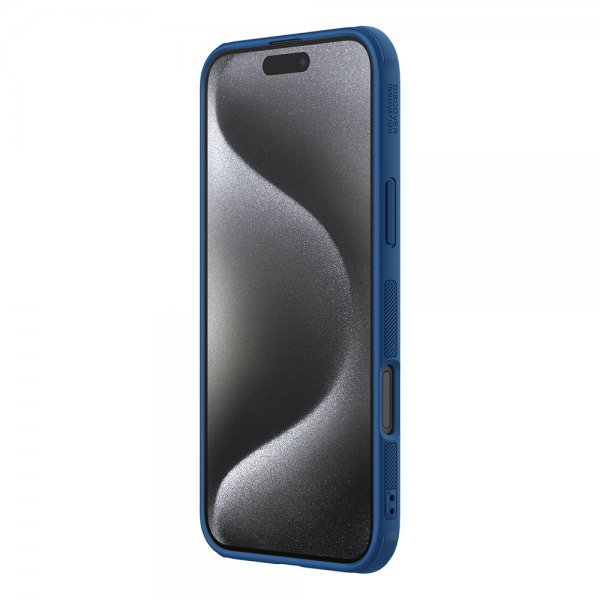Nillkin iPhone 16 Pro Cover Super Frosted Shield Pro Blå