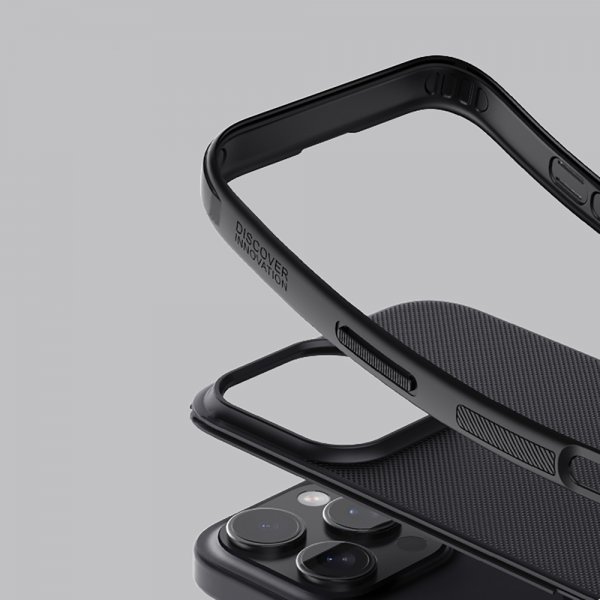 Nillkin iPhone 16 Pro Cover Super Frosted Shield Pro Sort