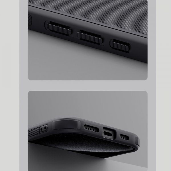 Nillkin iPhone 16 Pro Cover Super Frosted Shield Pro Sort
