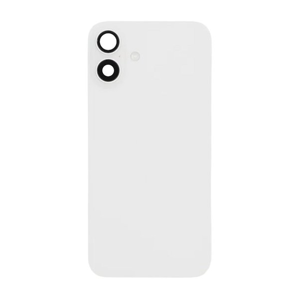 iPhone 16 Plus Bagside Glas Komplet OEM - Hvid