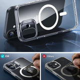 ESR iPhone 16 Cover og Skærmbeskytter Classic Hybrid MagSafe Sæt Transparent