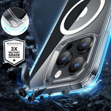 ESR iPhone 16 Pro Max Cover og Skærmbeskyttelse Classic Hybrid MagSafe Sæt Gennemsigtig