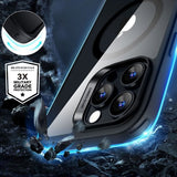 ESR iPhone 16 Pro Max Cover og Skærmbeskytter Classic Hybrid MagSafe Sæt Sort Gennemsigtig