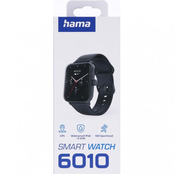 Hama Smartwatch 6010 Sort