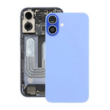 iPhone 16 Bagside Glas med Magnet og Kameralinse - Blå