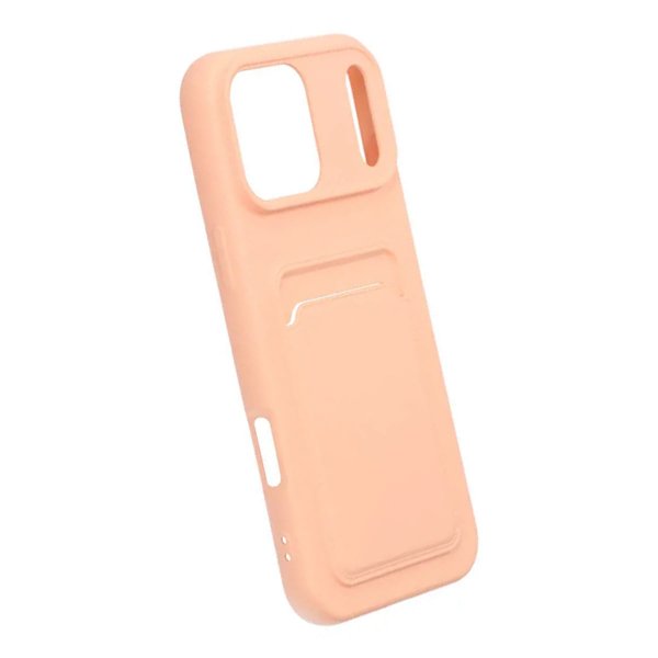 iPhone 17 Pro Max Cover Kortholder Rosa