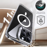 ESR iPhone 16 Pro Cover og Skærmbeskytter Classic Hybrid Kickstand MagSafe Sæt Gennemsigtig