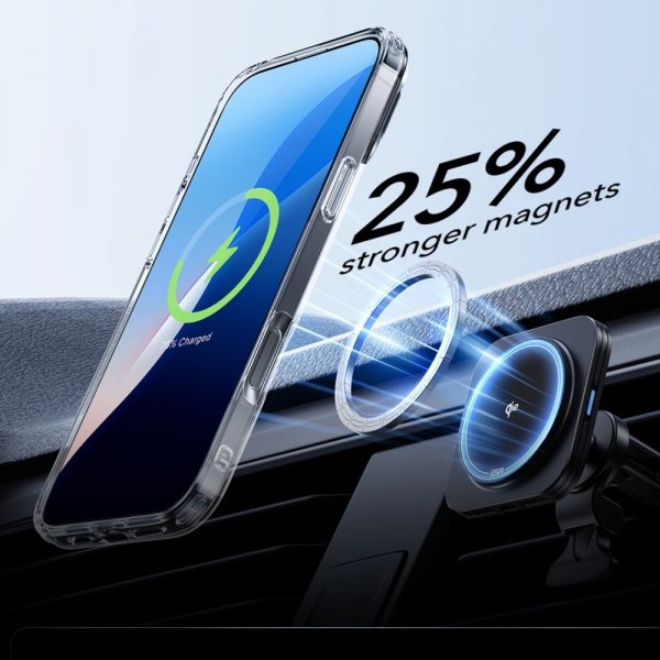 ESR iPhone 16 Pro Cover og Skærmbeskytter Classic Hybrid Kickstand MagSafe Sæt Gennemsigtig